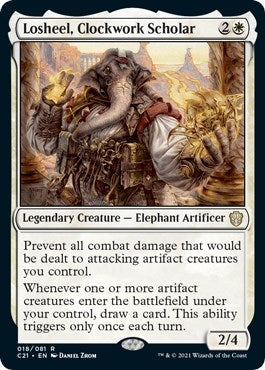 Losheel Clockwork Scholar (18) [C21] - MTG Single