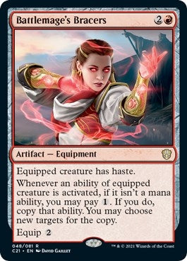 Battlemage’s Bracers (48) [C21] - MTG Single