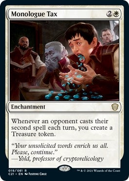 Monologue Tax (19) [C21] - MTG Single