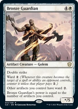 Bronze Guardian (13) [C21] - MTG Single