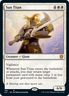 Sun Titan (106) [C21] - MTG Single