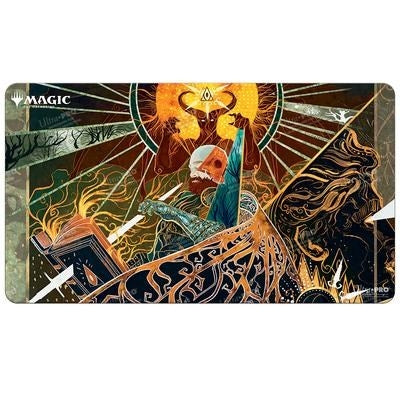 Mystical Archive Demonic Tutor Playmat for Magic - Playmats Sealed