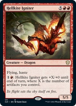 Hellkite Igniter (171) [C21] - MTG Single