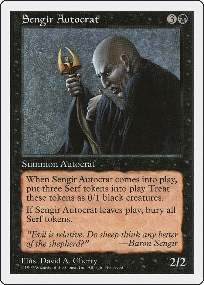 Sengir Autocrat [5ED] - MTG Single