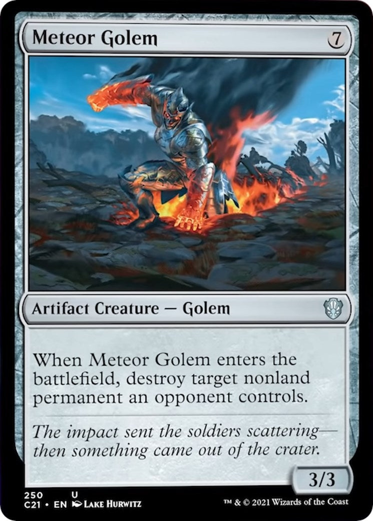 Meteor Golem (250) [C21] - MTG Single