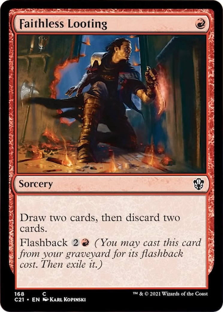 Faithless Looting (168) [C21] - MTG Single