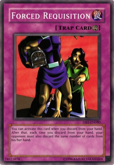 Forced Requisition (1080) (DB1) - YuGiOh Single