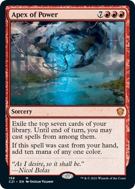 Apex of Power (158) [C21] - MTG Single
