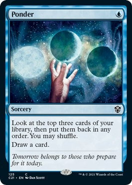 Ponder (125) [C21] - MTG Single