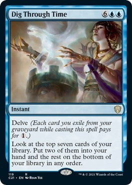 Dig Through Time (119) [C21] - MTG Single