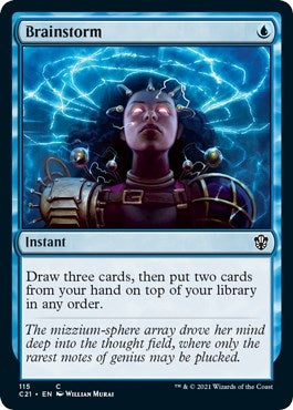 Brainstorm (115) [C21] - MTG Single