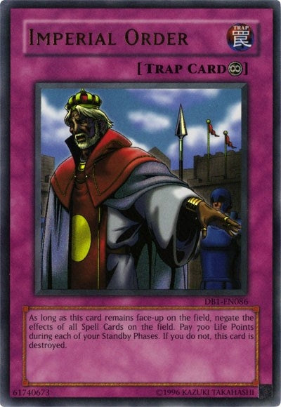 Imperial Order (1086) (DB1) - YuGiOh Single