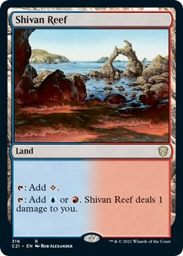 Shivan Reef (316) [C21] - MTG Single