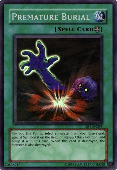 Premature Burial (1091) (DB1) - YuGiOh Single