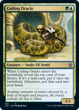 Coiling Oracle (212) [C21] - MTG Single