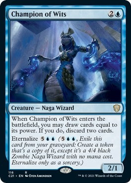 Champion of Wits (116) [C21] - MTG Single