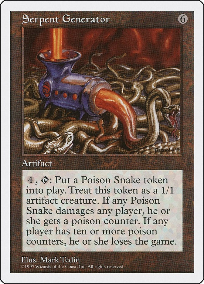 Serpent Generator [5ED] - MTG Single