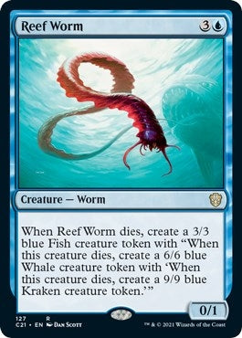 Reef Worm (127) [C21] - MTG Single