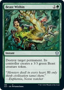Beast Within (186) [C21] - MTG Single
