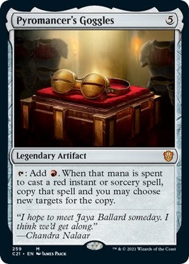 Pyromancer’s Goggles (259) [C21] - MTG Single