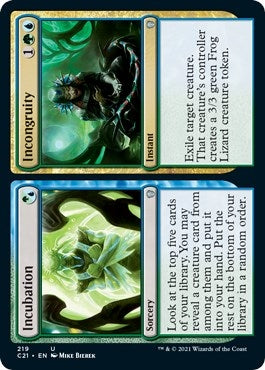 Incubation // Incongruity (219) [C21] - MTG Single