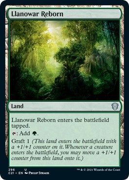 Llanowar Reborn (296) [C21] - MTG Single