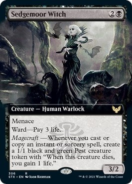 Sedgemoor Witch (Extended Art) (306) [STX] - MTG Single