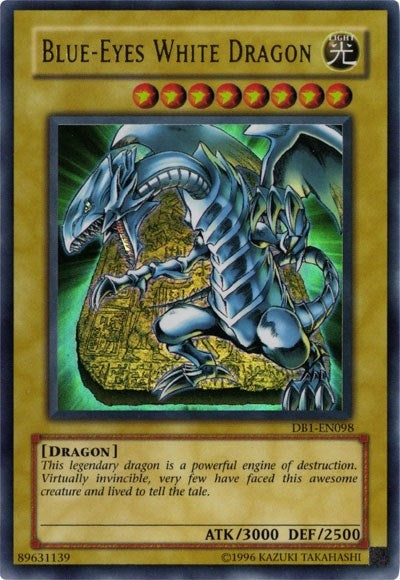 Blue-Eyes White Dragon (1098) (DB1) - YuGiOh Single