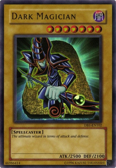 Dark Magician (1102) (DB1) - YuGiOh Single