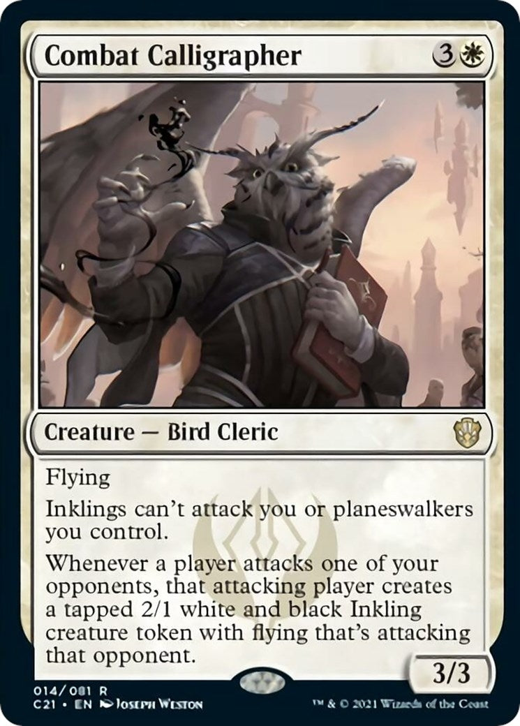 Combat Calligrapher (14) [C21] - MTG Single
