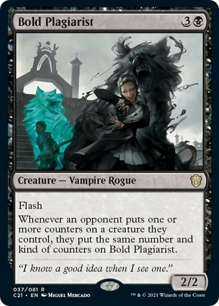 Bold Plagiarist (37) [C21] - MTG Single