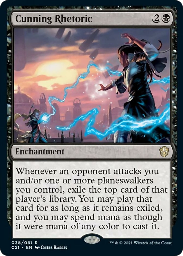 Cunning Rhetoric (38) [C21] - MTG Single