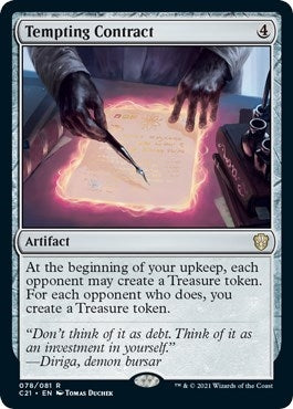 Tempting Contract (78) [C21] - MTG Single