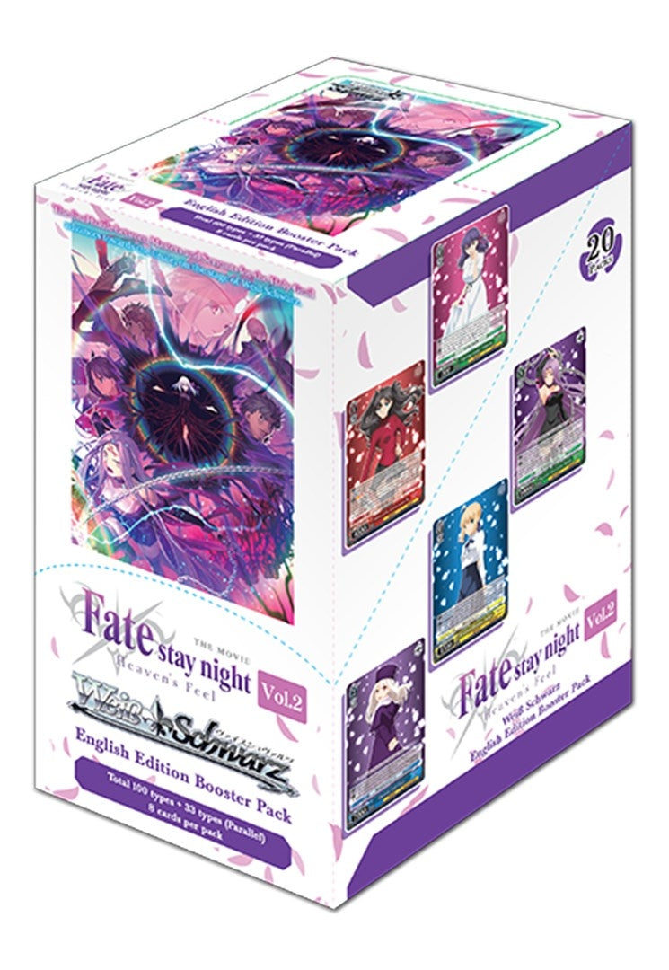 Fate/stay night [Heaven’s Feel] Vol.2 Booster Box [FS/S77] - Weiss Schwarz Sealed
