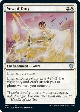 Vow of Duty (110) [C21] - MTG Single