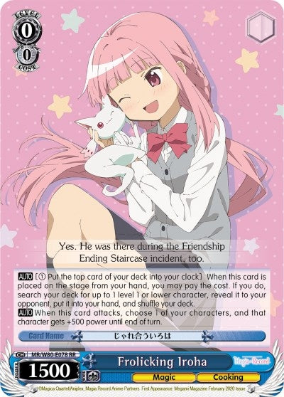 Frolicking Iroha (80078) [MR/W80] - Weiss Schwarz Single