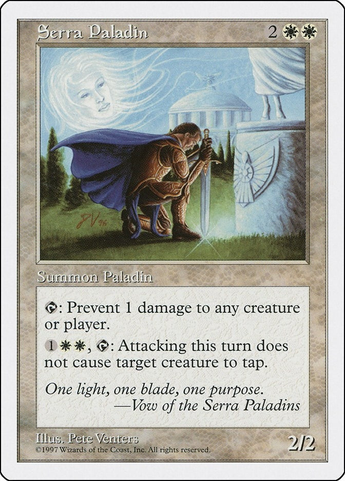 Serra Paladin [5ED] - MTG Single