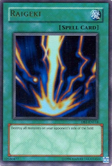 Raigeki (1114) (DB1) - YuGiOh Single