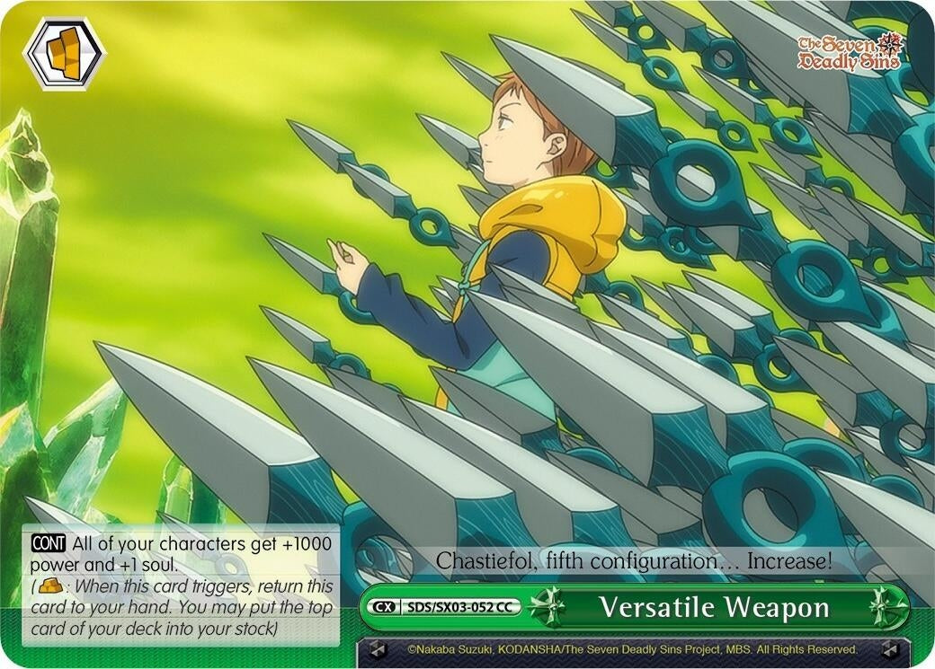Versatile Weapon (3052) [SDS/SX03] - Weiss Schwarz Single