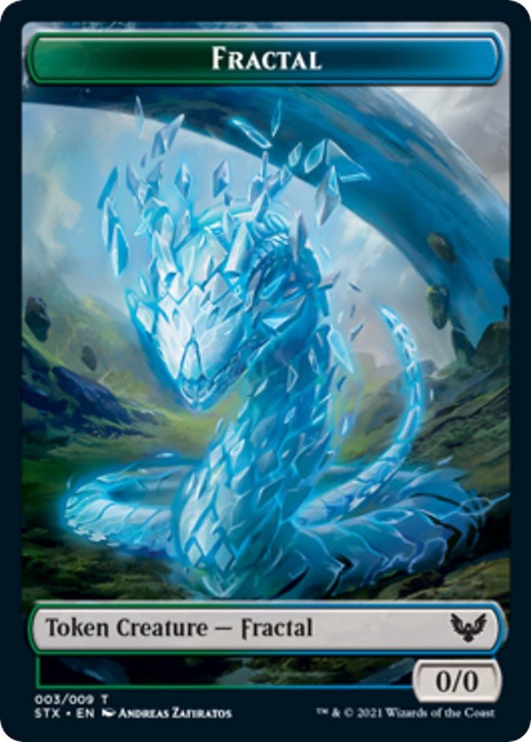 Fractal Token (0) [STX] - MTG Single