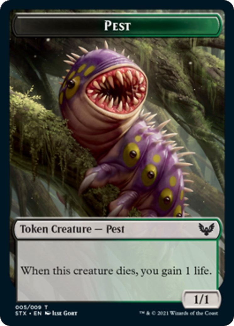 Pest Token (0) [STX] - MTG Single