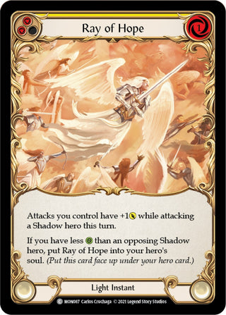 Ray of Hope (87) [MON] - Flesh and Blood TCG Single