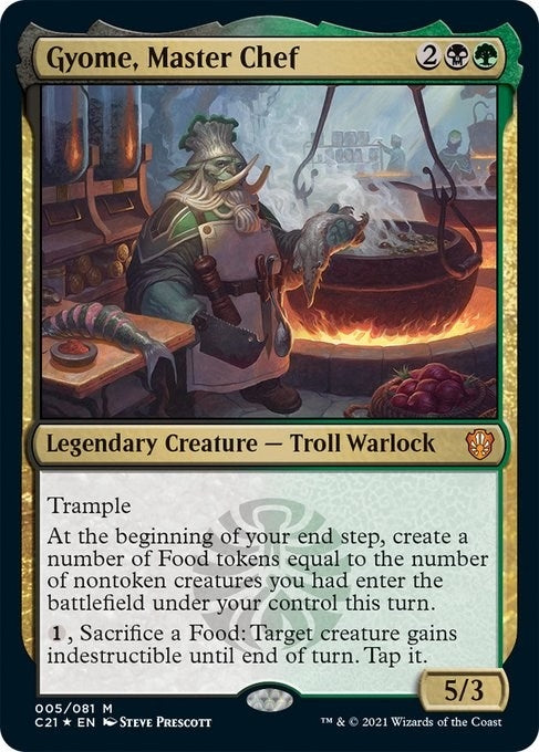 Gyome Master Chef (5) [C21] - MTG Single