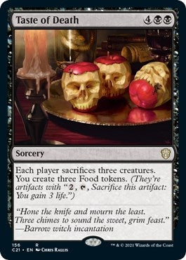 Taste of Death (156) [C21] - MTG Single