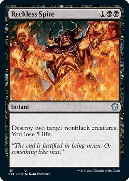 Reckless Spite (151) [C21] - MTG Single