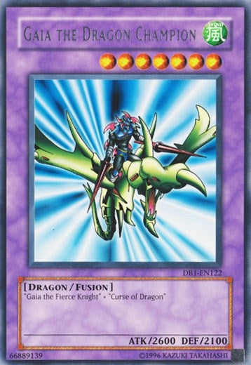 Gaia the Dragon Champion (1122) (DB1) - YuGiOh Single