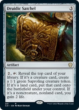 Druidic Satchel (241) [C21] - MTG Single