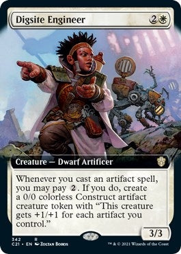 Digsite Engineer (Extended Art) (342) [C21] - MTG Single