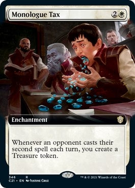 Monologue Tax (Extended Art) (346) [C21] - MTG Single