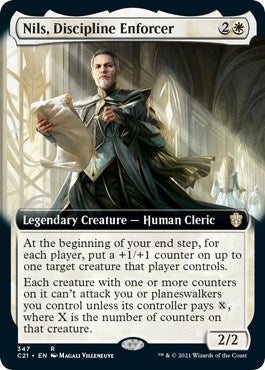 Nils Discipline Enforcer (Extended Art) (347) [C21] - MTG Single